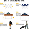 ABLEM8CANOPY UNITE TRAIN ACHIEVE 10x10 Soccer Tent for Soccer Games