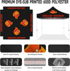 Vendor Tent 10x10-ABLEM8CANOPY Grilled Chicken 10x10 Pop Up Canopy Tent