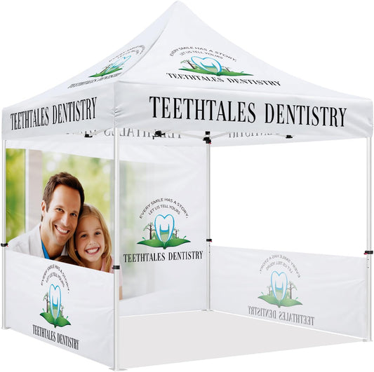 Service Tent-Teethtales Dentistry Best 10x10 Canopy Tent