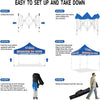 ABLEM8CANOPY Voter Registration 10x10 Commercial Pop Up Canopy Tents