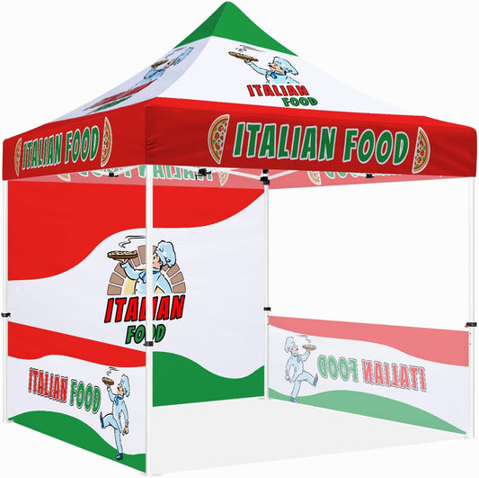 ABLEM8CANOPY Italian Food 10x10 heavy duty canopy tent