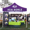 Food Tents for Sale-10x10 Pop Up Canopy Tents for Acai Bowls Smoothies Food Vendors