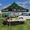 ABLEM8CANOPY  CBD Sold Here 10x10 Cooshade Pop Up Canopy Tent