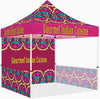 Vendor Tents-ABLEM8CANOPY Gourmet Indian Cuisine 10x10 Canopies Pop Up Tent