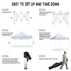 ABLEM8CANOPY 10x10 Bubble Tent Pop Up Canopy - ablem8canopy