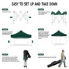 ABLEM8CANOPY 10x10 Green Canopy Tent - ablem8canopy