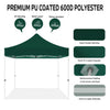 ABLEM8CANOPY 10x10 Green Canopy Tent - ablem8canopy