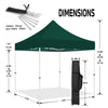 ABLEM8CANOPY 10x10 Green Canopy Tent - ablem8canopy