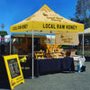 ABLEM8CANOPY 10x10 Outdoor Canopy Tent with sides for Local Honey Business - ablem8canopy