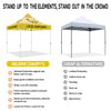 ABLEM8CANOPY 10x10 Outdoor Canopy Tent with sides for Local Honey Business - ablem8canopy