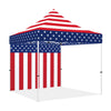 ABLEM8CANOPY 10x10 Pop Up Canopy Tent - American Flag - ablem8canopy