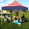 ABLEM8CANOPY 10x10 Pop Up Canopy Tent - American Flag - ablem8canopy