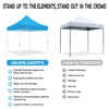 ABLEM8CANOPY 10x10 Pop Up Canopy Tent - Rain Drops - ablem8canopy