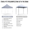 ABLEM8CANOPY 10x10 Pop Up Grey Canopy Tent - ablem8canopy