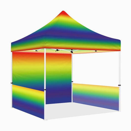 ABLEM8CANOPY 10x10 Pop Up Rainbow Canopy Tent - ablem8canopy