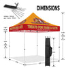 ABLEM8CANOPY 10x10 Themed Pop Up Tents & Canopies for for Dog&Cat Treats Vendors - ablem8canopy