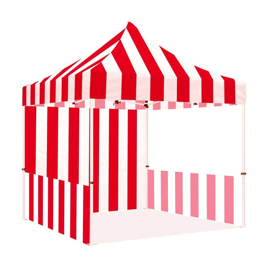 ABLEM8CANOPY Carnival 10x10 Red and White Striped Canopy Tent - ablem8canopy