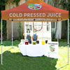 ABLEM8CANOPY Cold Pressed Juice 10x10 Canopy With Tent - ablem8canopy