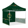 Best Craft Show Tents - 10x10 Tent with Canopy Attached for Fresh Wreaths & Garlands - ablem8canopy