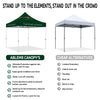 Best Craft Show Tents - 10x10 Tent with Canopy Attached for Fresh Wreaths & Garlands - ablem8canopy