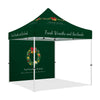 Best Craft Show Tents - 10x10 Tent with Canopy Attached for Fresh Wreaths & Garlands - ablem8canopy