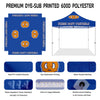 Booth Tents - Fresh Soft Pretzels 10x10 Pop Up Canopy Tent - ablem8canopy