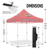 Camping Food Tent - 10 Canopy Tent for Cookies & Cakes - ablem8canopy