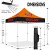 Custom 10x10 Canopy + 2 Full Walls - ablem8canopy