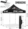 Exercise Tent - SPORT STRIDE 10x10 Custom Printed Canopy Tents - ablem8canopy