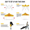 Food Booth Tents - Salsa Pop Up 10 x10 canopy tent - ablem8canopy