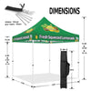 Lemonade Tent - 10x10 Fresh Squeezed Lemonade Pop Up Tent - ablem8canopy