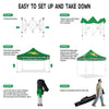 Lemonade Tent - 10x10 Fresh Squeezed Lemonade Pop Up Tent - ablem8canopy