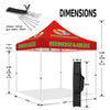 Tent for Food - Breakfast&Coffee Canopy Tent 10x10 - ablem8canopy