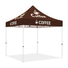 Coffee Canopy-ABLEM8CANOPY Coffee 10x10 Pop Up Canopy Tent
