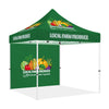 ABLEM8CANOPY Local Farm Produce 10x10 Pop Up Sun Canopy Tent