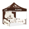 Coffee Canopy-ABLEM8CANOPY Coffee 10x10 Pop Up Canopy Tent