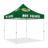 Tents for Food Vendors-ABLEM8CANOPY Hot Falafel 10 x10 Vendor Tent