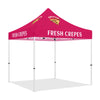 ABLEM8CANOPY Fresh Crepes 10x10 Covered Canopy Tent