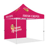 ABLEM8CANOPY Fresh Crepes 10x10 Covered Canopy Tent