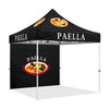 Canopy with Tent Attached-ABLEM8CANOPY Paella 10x10 Pop Up Waterproof Canopy Tent