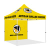 Pop Up Food Tent-Artisan Grilled Cheese 10x10 Canopy Tent With Sides