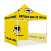 Pop Up Food Tent-Artisan Grilled Cheese 10x10 Canopy Tent With Sides