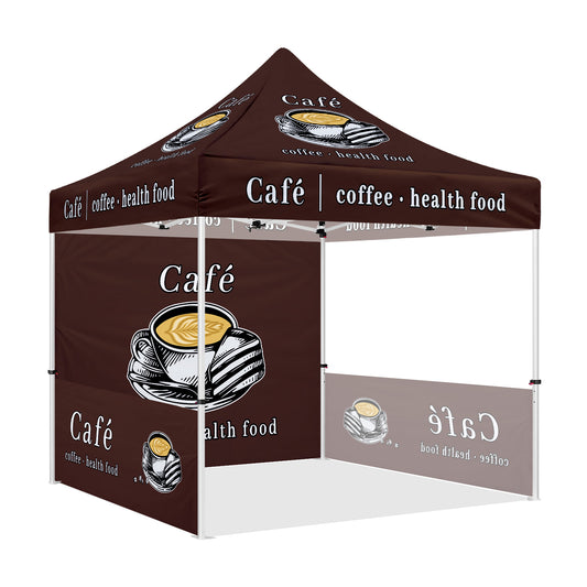 Coffee Canopy-10x10 Pop Up Tents and Canopies for Coffee and Food Outdoor Catering