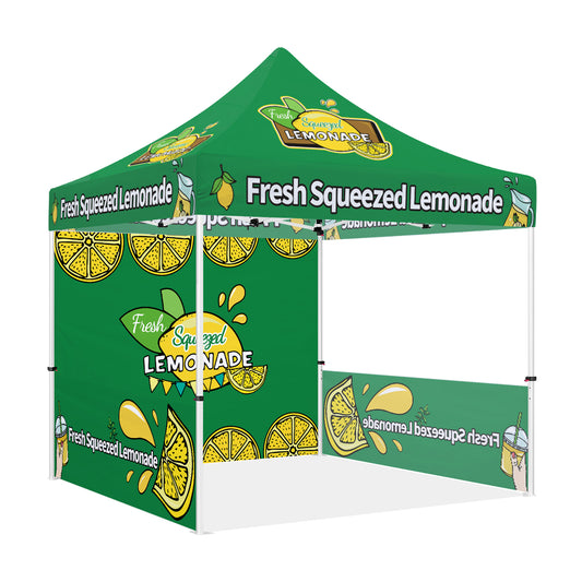 Lemonade Tent- 10x10 Fresh Squeezed Lemonade Pop Up Tent