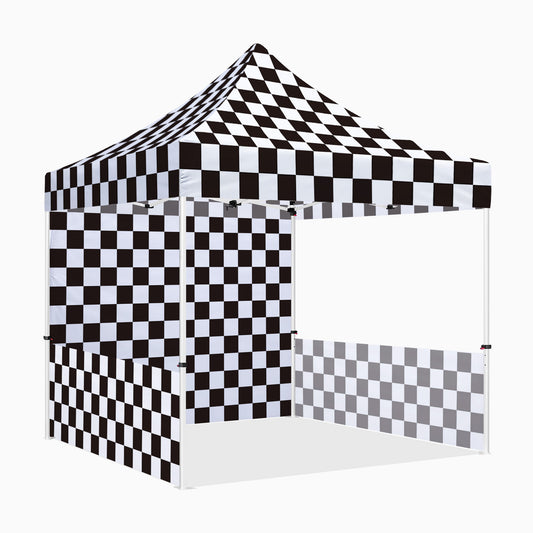 ABLEM8CANOPY 10x10 Pop Up Canopy Tent - Checker