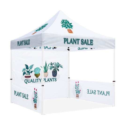 Craft Show Tent-ABLEM8CANOPY Plant Sale 10x10 Customizable Canopy Tent