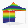 ABLEM8CANOPY 10x10 Pop Up Rainbow Canopy Tent