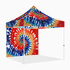 ABLEM8CANOPY 10x10 Pop Up Tie Dye Canopy Tent