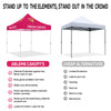 ABLEM8CANOPY Fresh Crepes 10x10 Covered Canopy Tent