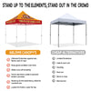 ABLEM8CANOPY 10x10 Themed Pop Up Tents & Canopies for for Dog&Cat Treats Vendors